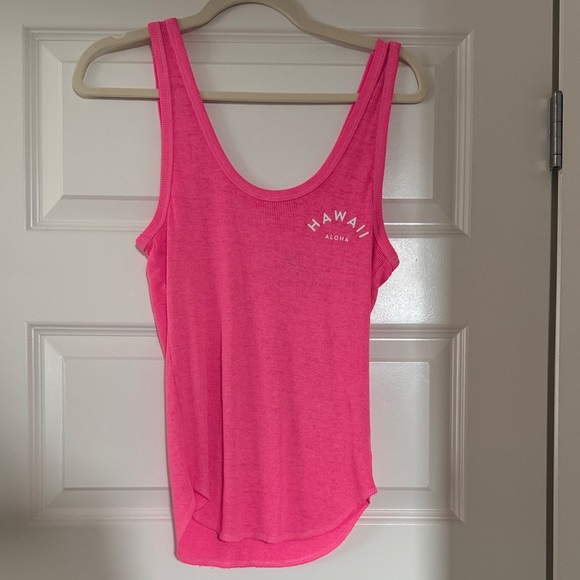 Victoria’s Secret Pink Hawaii Tank Top S - Picture 1 of 3